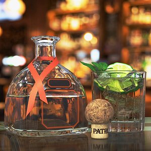 Patron Reposado Tequila Smash with Mint and Lime Gold