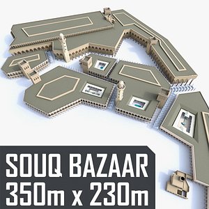 3D model Souq Bazaar Market