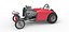 Dragster old school con motore anteriore e scocca Versione 9 Scala da 1 a 25