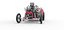 Dragster old school con motore anteriore e scocca Versione 9 Scala da 1 a 25