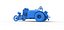 Dragster old school con motore anteriore e scocca Versione 9 Scala da 1 a 25