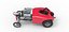 Dragster old school con motore anteriore e scocca Versione 9 Scala da 1 a 25