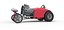 Dragster old school con motore anteriore e scocca Versione 9 Scala da 1 a 25