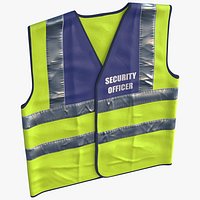 Reflective Security Officer Vest