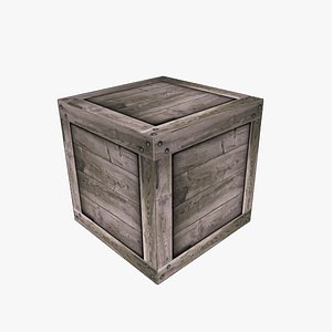 wood crate 3d model