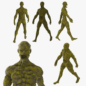 3D model Undying Lazarus Terminator Zombie