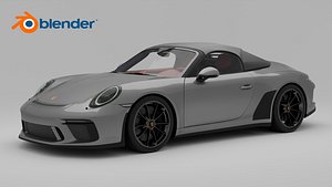 porsche speedster 3D model