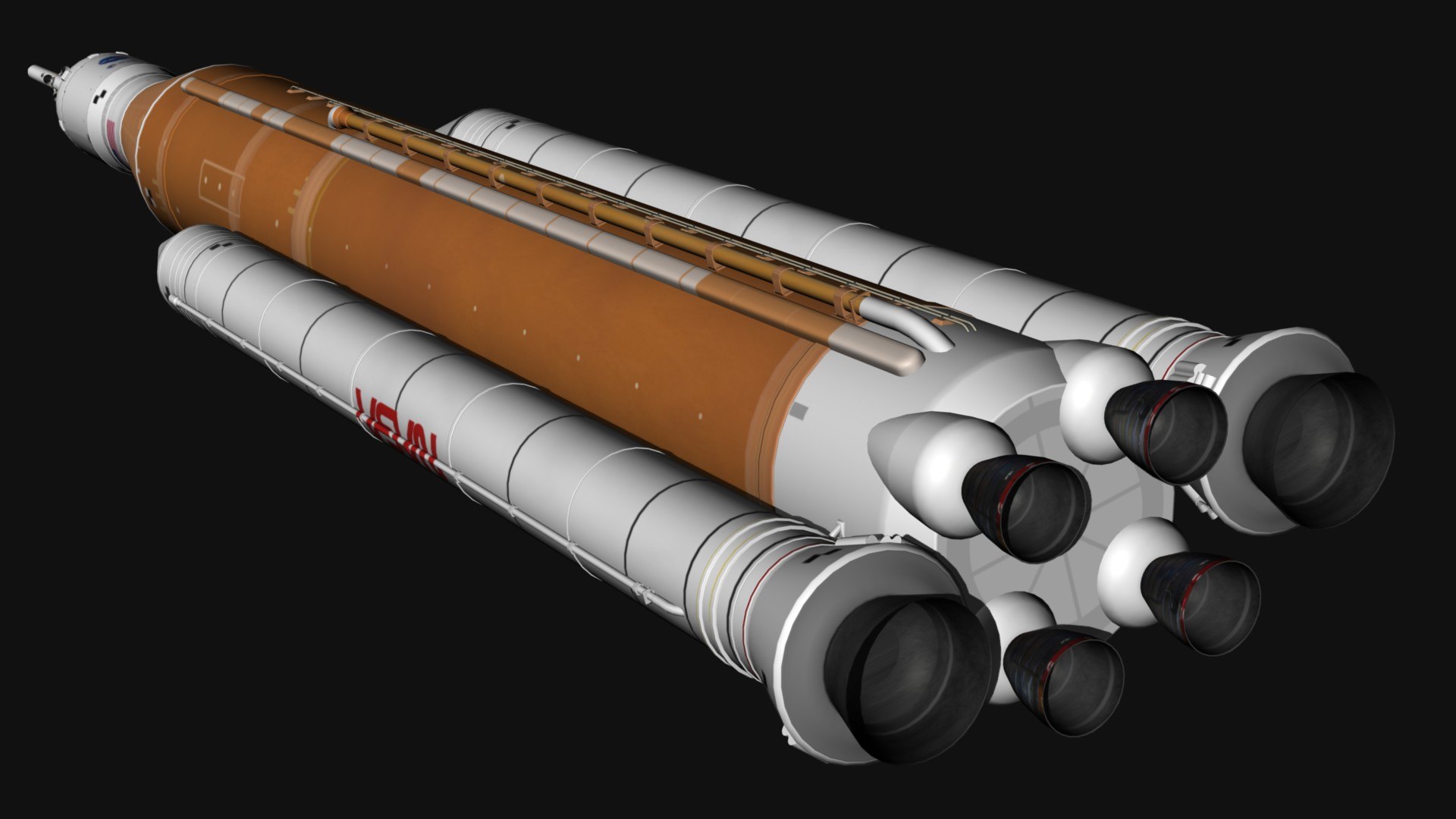 3D Space Launch System SLS - TurboSquid 1875396