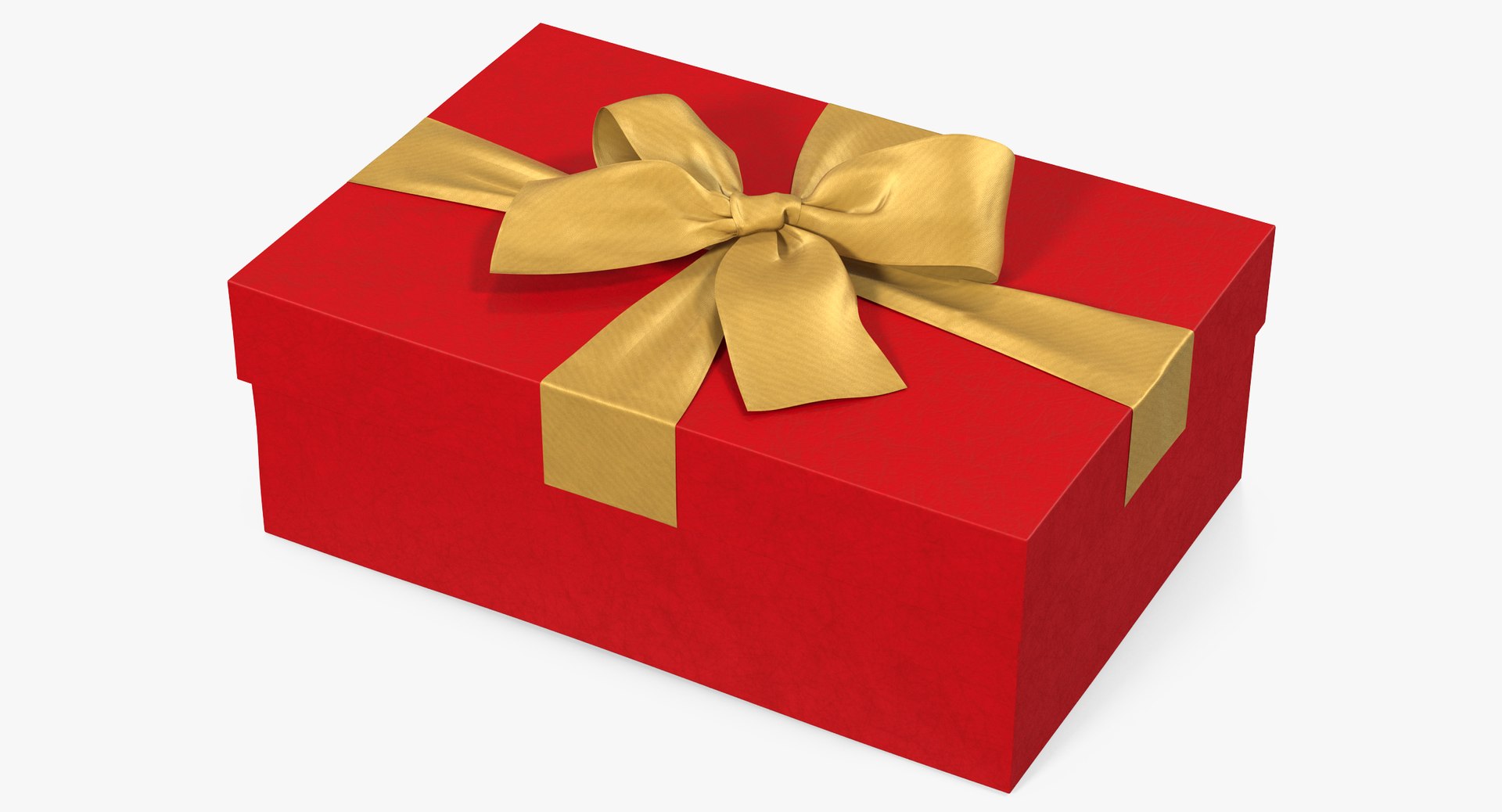 Gift box open red 3D model - TurboSquid 1202278