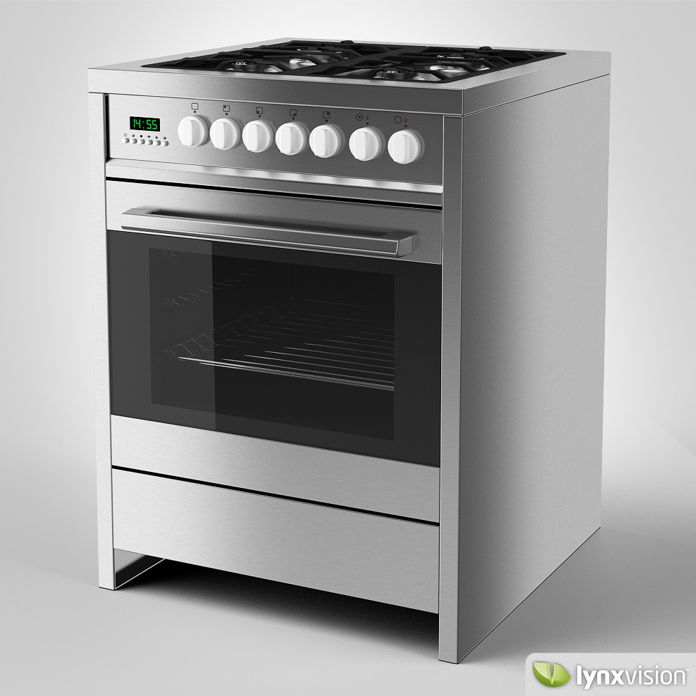 3d model parmco gas cooker