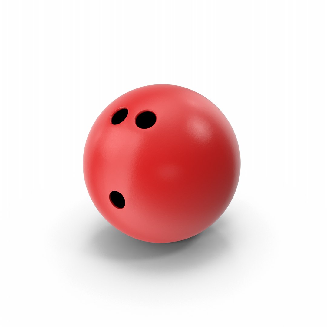 Bowling Ball Red 3D Model - TurboSquid 1833016