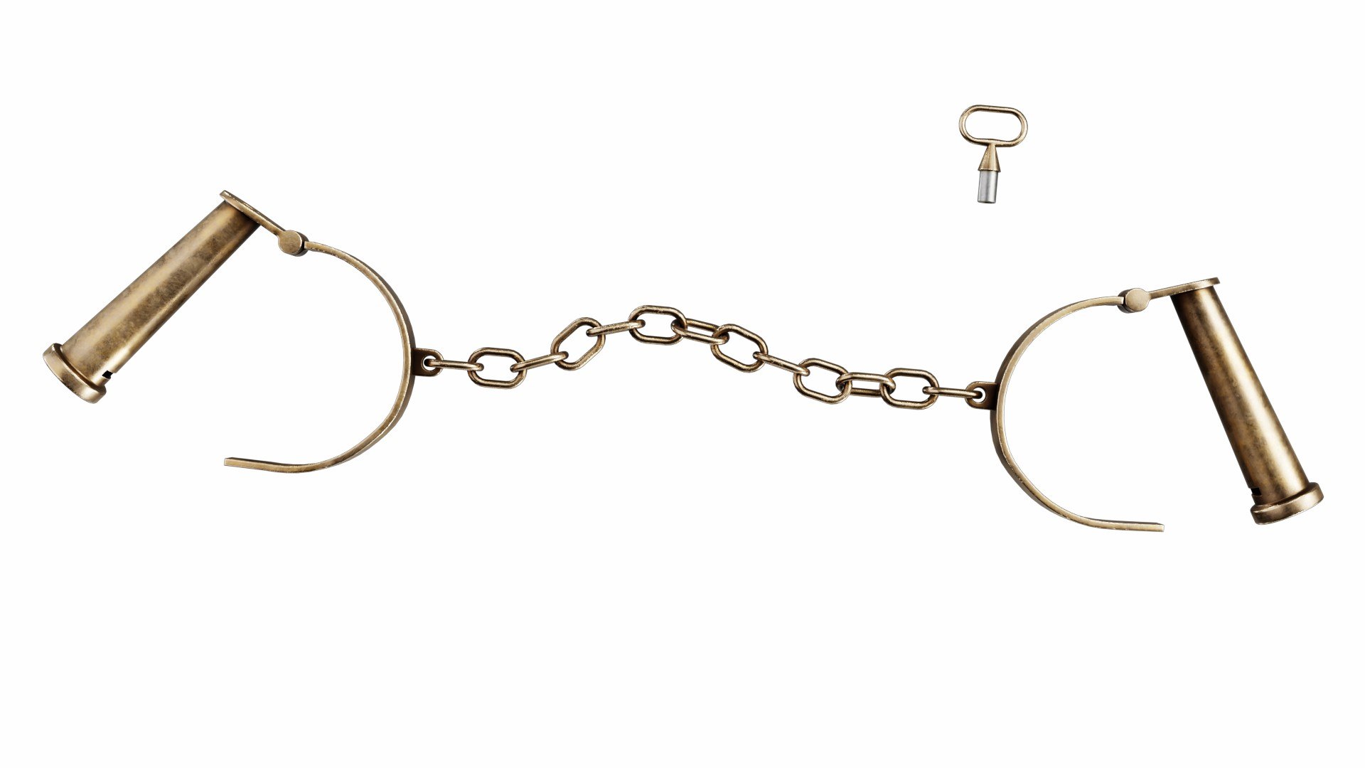 3D Bronze Shackles TurboSquid 2070232