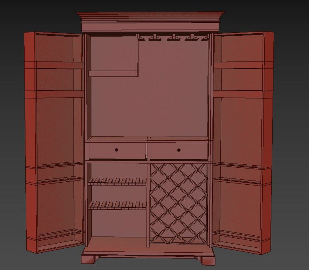 Interior Furniture Closet 3D Model - TurboSquid 1365929