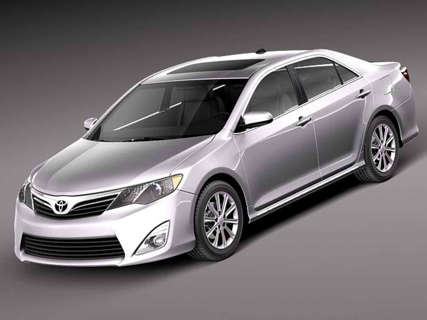 3d Model Toyota Camry Le Usa