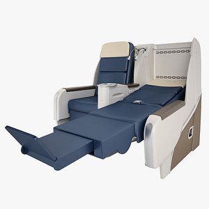 Air France Business-Class Seat 01
