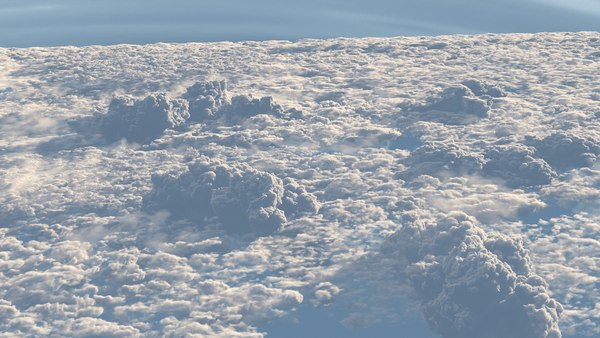 photorealistic cloud 3D