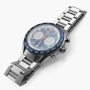 Tag Heuer Carrera Dial Blue Open Strap