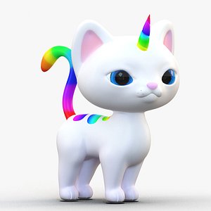 Cartoon Rainbow Kittycorn 2