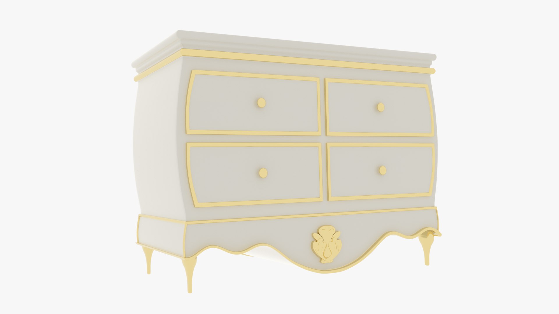 Small Dresser White Model TurboSquid 1774345   000 