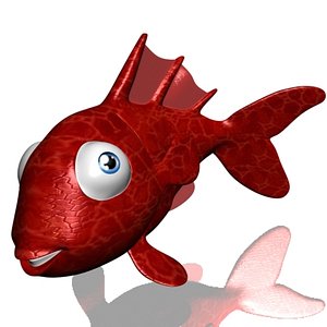 Goldfish Cartoon 3D