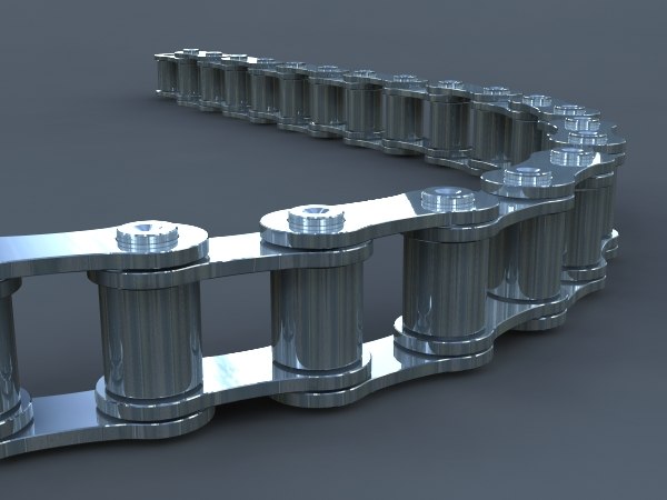 3d model chain links