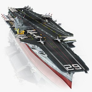 USS Independence CV-62 3D
