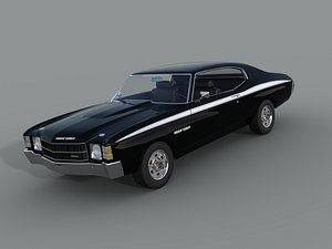 3D chevrolet chevelle 1971