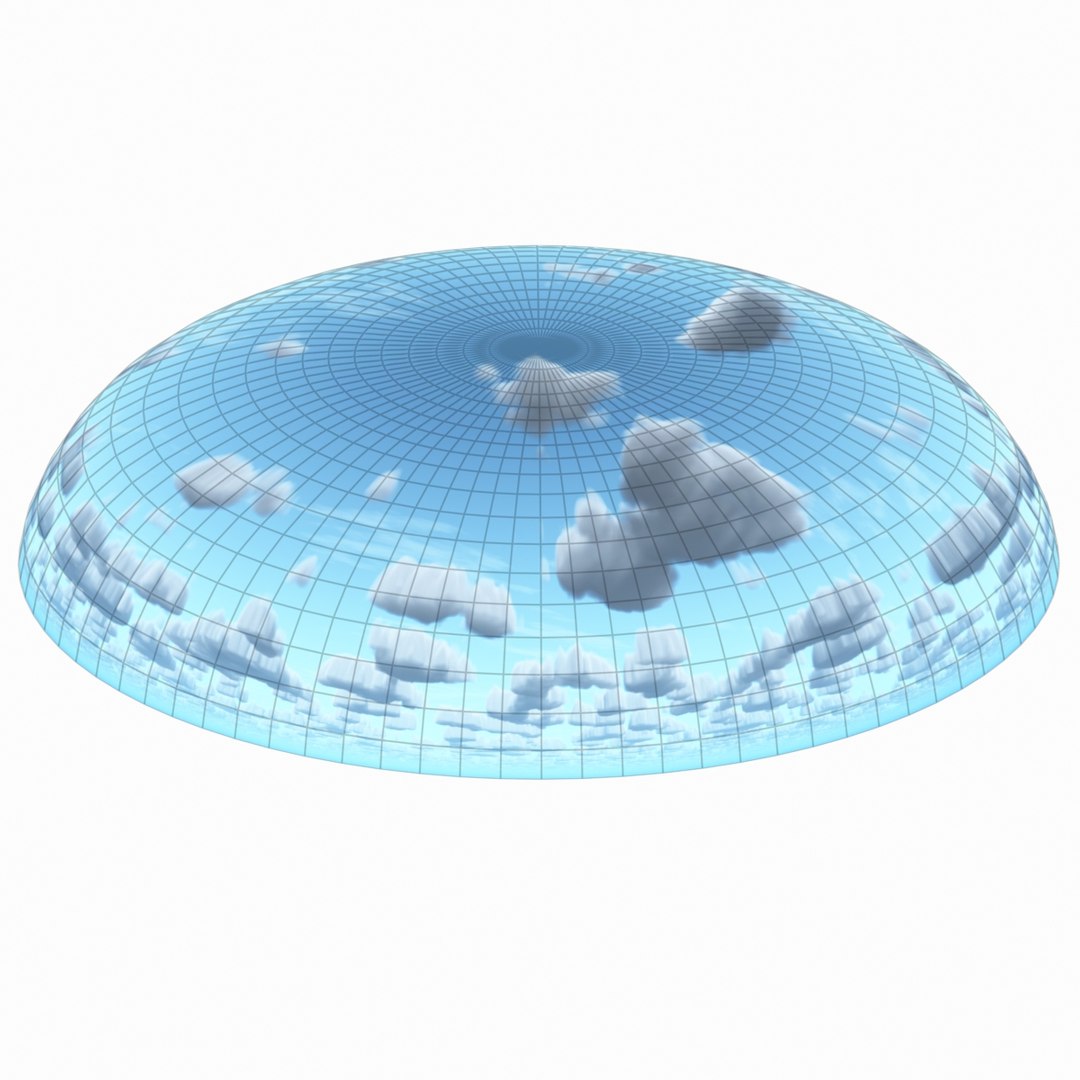 sky clouds 3d model