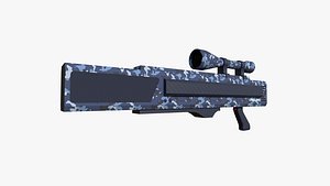 Anti-Drone Sniper Gun I09 - SciFi Jamming Weaponry