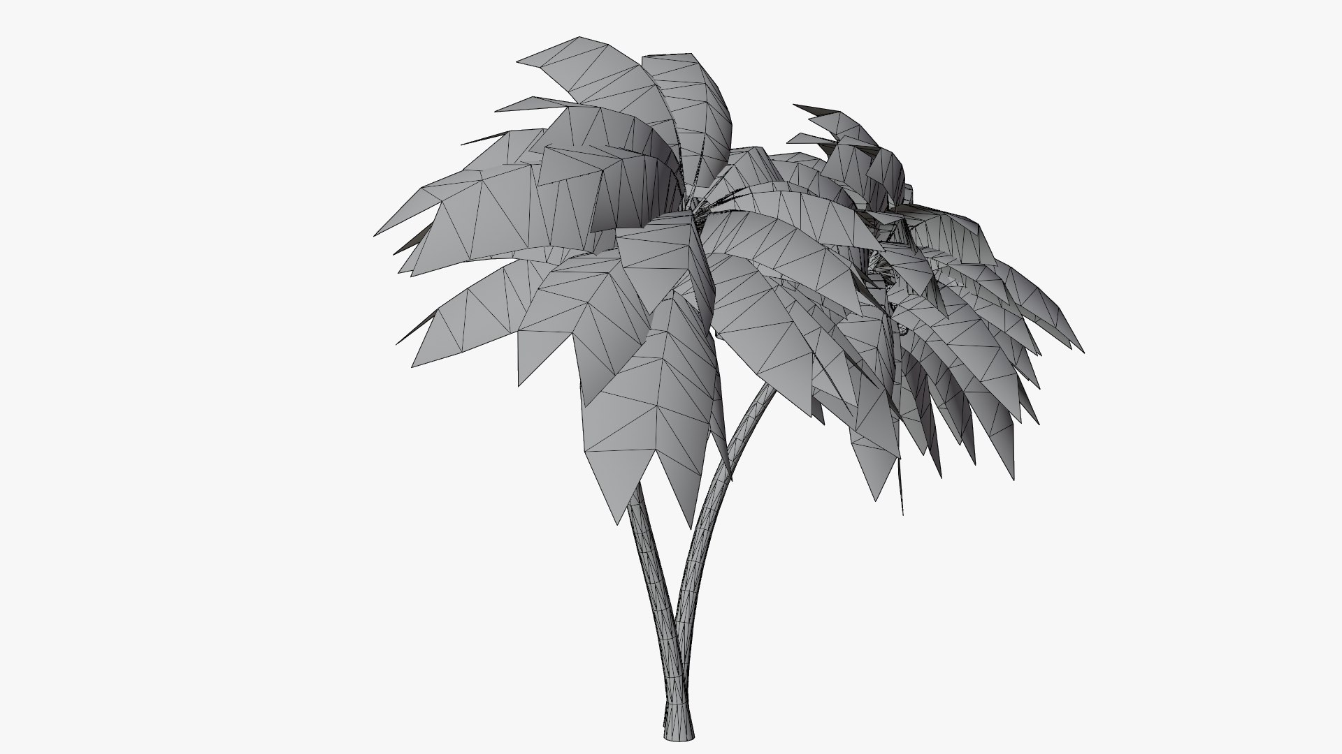Lowpoly Coconut Palm V6 3D Model - TurboSquid 2048053