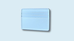 3D Minimalist Leather Card Holder Wallet