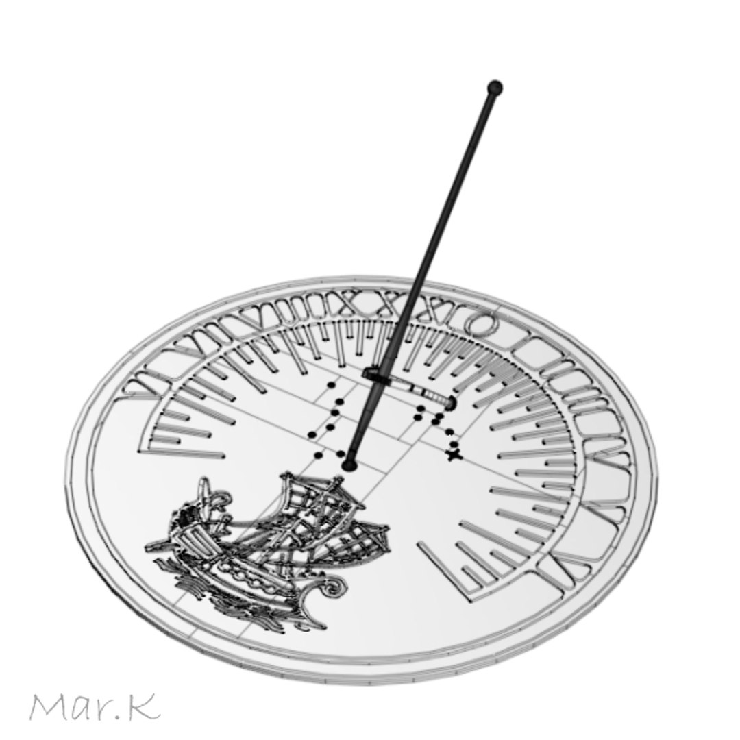 3d Model Sundial