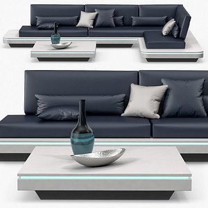 3d model manutti - elements sofa