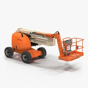 Telescopic Boom Lift Generic 2 3D Model