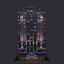 3D model night casino building