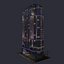 3D model night casino building