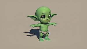 Goblin character pack 3D model