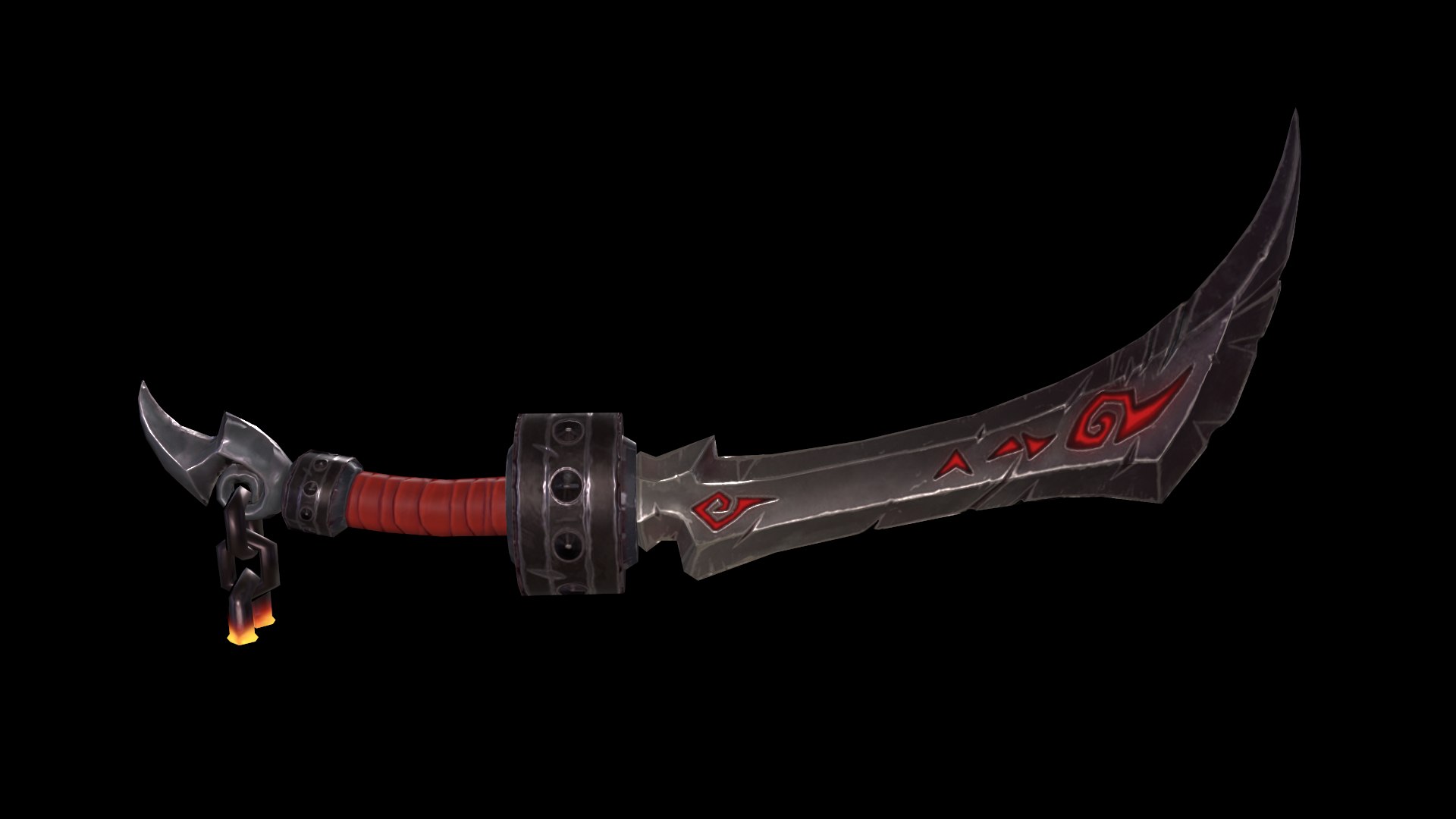 3D Stylized Sword - Game Ready - Low Poly - PBR 3D Model Low-poly 3D ...