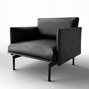 Outline studio chair Leather