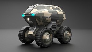 3D Military Scifi drone