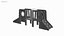 Toddler play Toboggans Structure 3