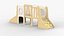 Toddler play Toboggans Structure 3
