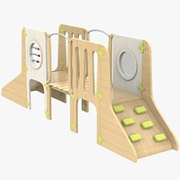 Toddler play Toboggans Structure 3