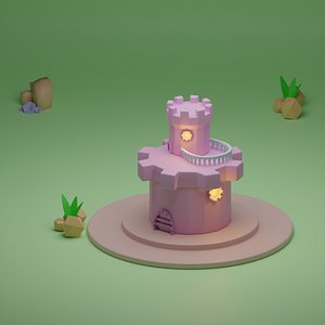 3D A castle