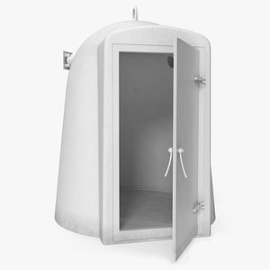 Standalone Bomb Shelter Pod 3D model