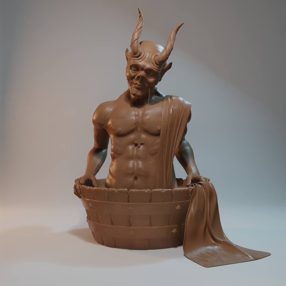 Evil 3D Sculpture 3D Model - TurboSquid 2295278