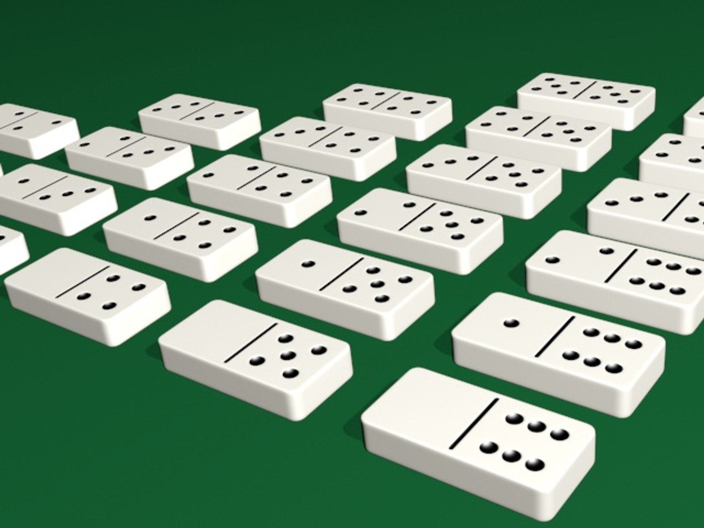 3D Dominoes Tiles Model - TurboSquid 1563218