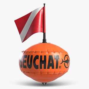 scuba buoy 3d model