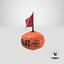 scuba buoy 3d model