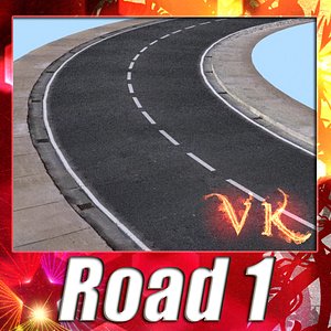 Road 01 - Model And Texture, High Resolution.